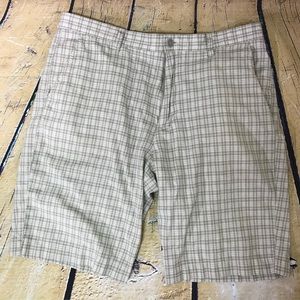 J Crew men’s cotton plaid shorts